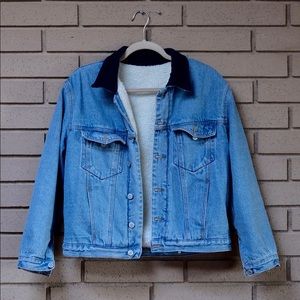 Brandy Melville Shaine denim corduroy jacket